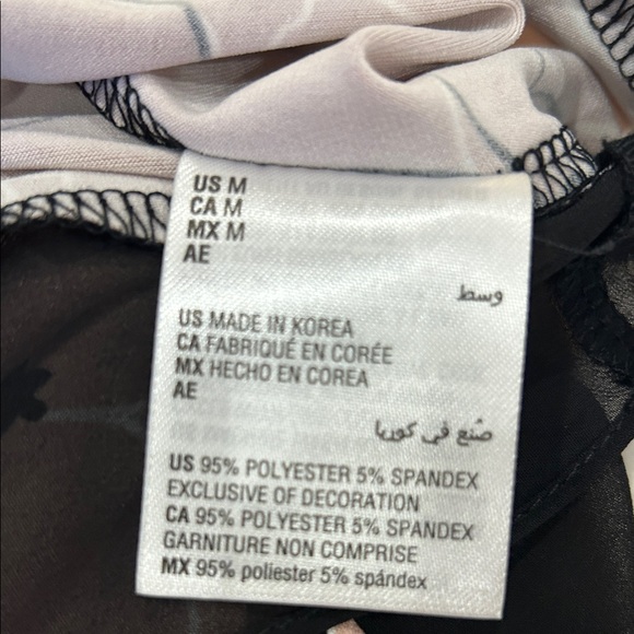 Alfani Floral Blouse - Rose and Black - Picture 5 of 5